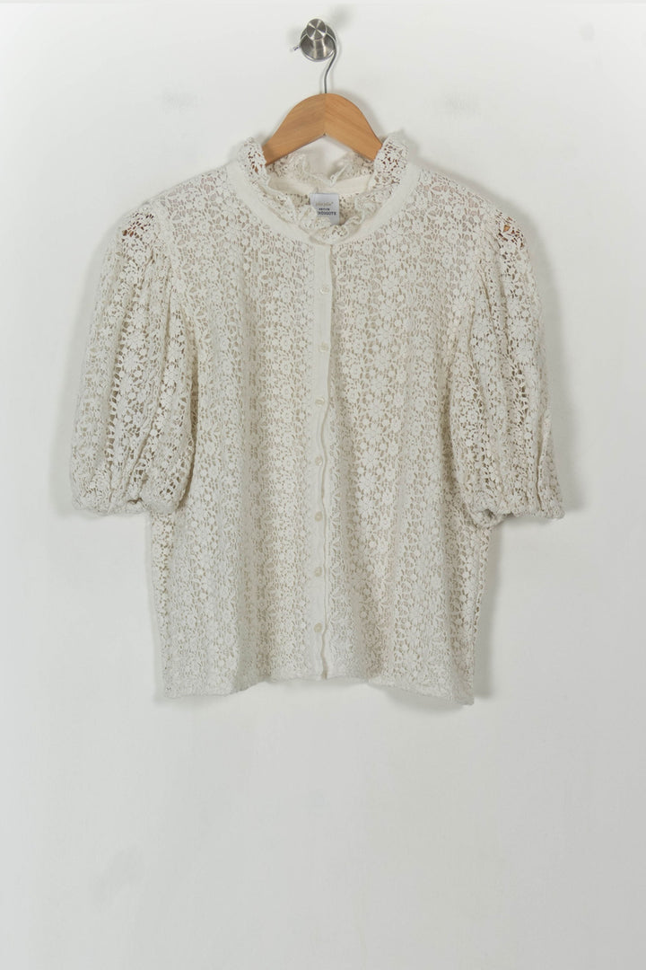 Blouse Blanche - Taille L/40 de la marque Petite Mendigote | PARAD120719 - Vendu par Paradigme - Image 2