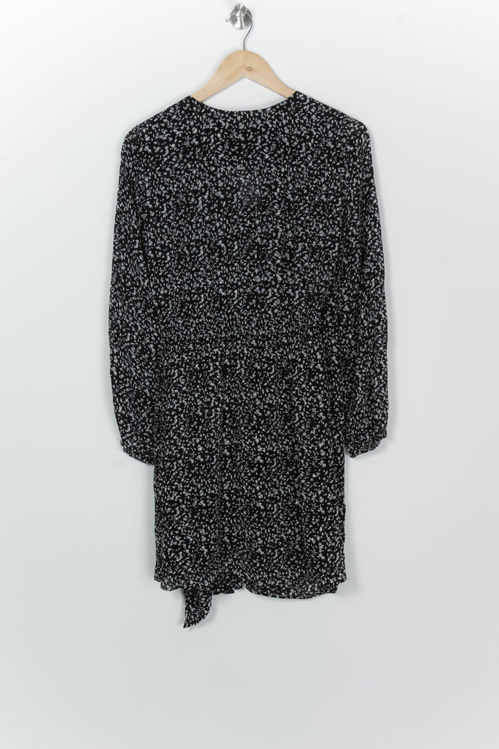 Robe Courte Noire et Blanche - Taille L/40 de la marque IKKS | PARAD120723 - Vendu par Paradigme - Image 5