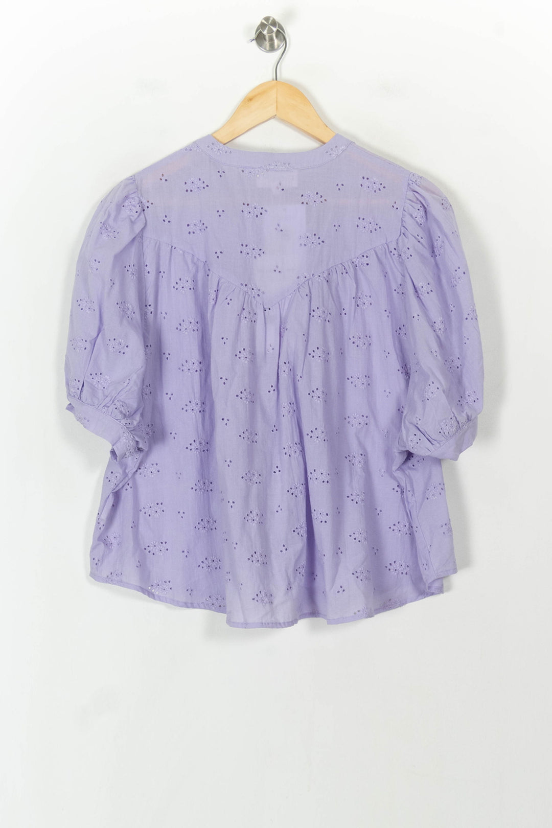 Blouse en dentelle violette - Taille S/36 de la marque Grace &amp; Mila | PARAD120724 - Vendu par Paradigme - Image 5
