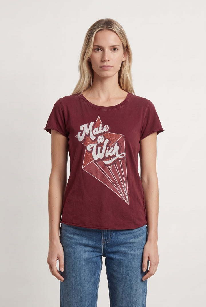 Tee-shirt Rouge - Taille S/36 de la marque Léon &amp; Harper | PARAD120726 - Vendu par Paradigme - Image 1