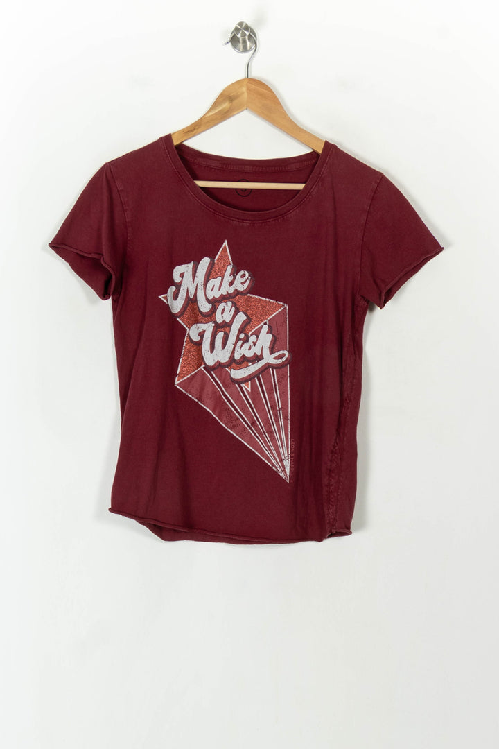Tee-shirt Rouge - Taille S/36 de la marque Léon &amp; Harper | PARAD120726 - Vendu par Paradigme - Image 2