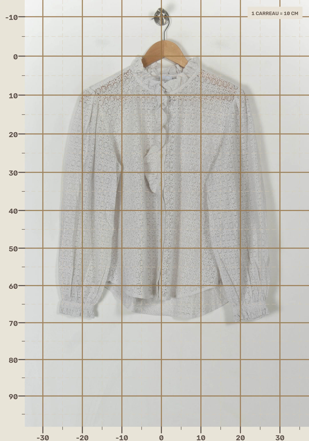 Blouse Blanche - Taille S/36 de la marque Petite Mendigote | PARAD120729 - Vendu par Paradigme - Image 4
