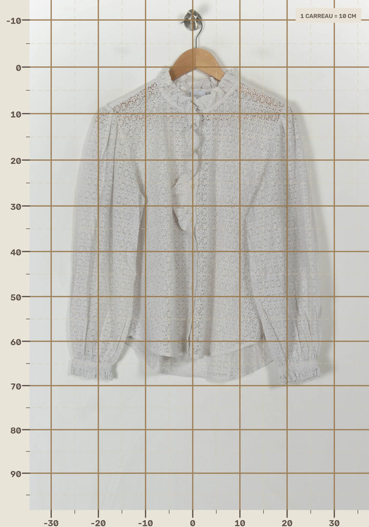 Blouse Blanche - Taille S/36 de la marque Petite Mendigote | PARAD120729 - Vendu par Paradigme - Image 4