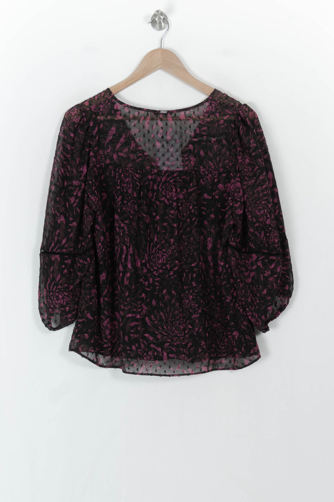Blouse Noire et Rose - Taille M/38 de la marque IKKS | PARAD120741 - Vendu par Paradigme - Image 5