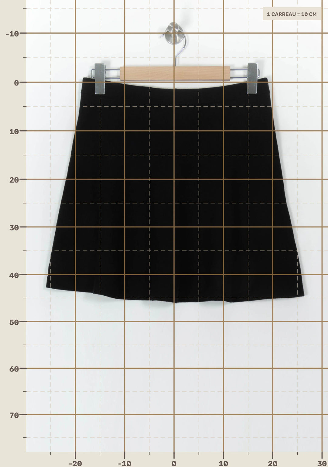 Jupe Courte Noire - Taille L/40 de la marque Comptoir des Cotonniers | PARAD120743 - Vendu par Paradigme - Image 4