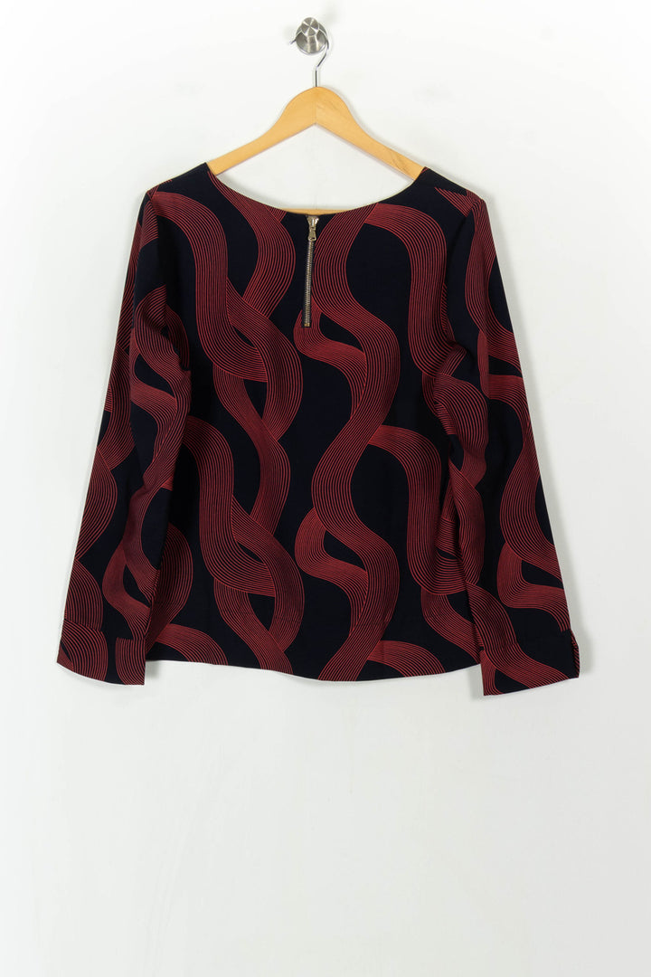 Blouse Rouge et Noire - Taille L/40 de la marque La Fée Maraboutée | PARAD120744 - Vendu par Paradigme - Image 5
