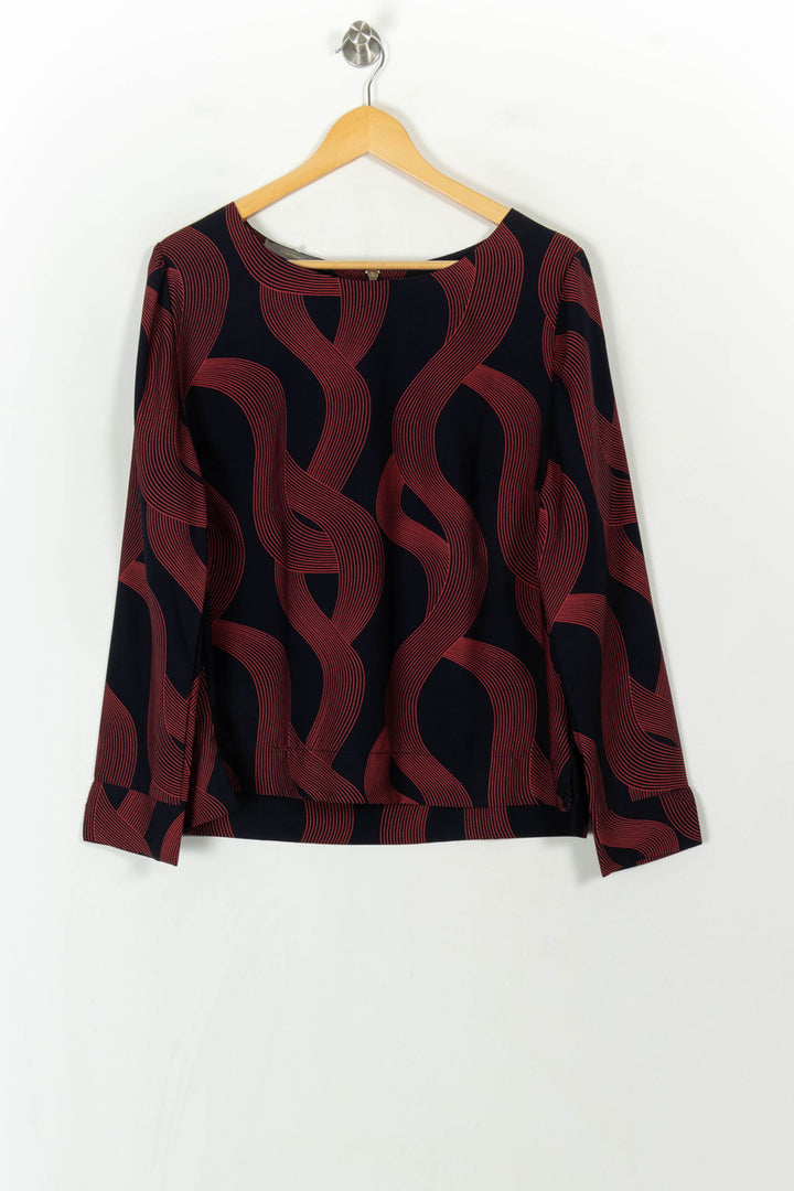 Blouse Rouge et Noire - Taille L/40 de la marque La Fée Maraboutée | PARAD120744 - Vendu par Paradigme - Image 2