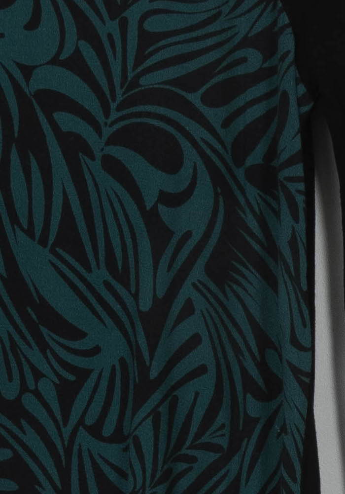 Sweat Noir et Vert - Taille S/36 de la marque La Fée Maraboutée | PARAD120748 - Vendu par Paradigme - Image 3