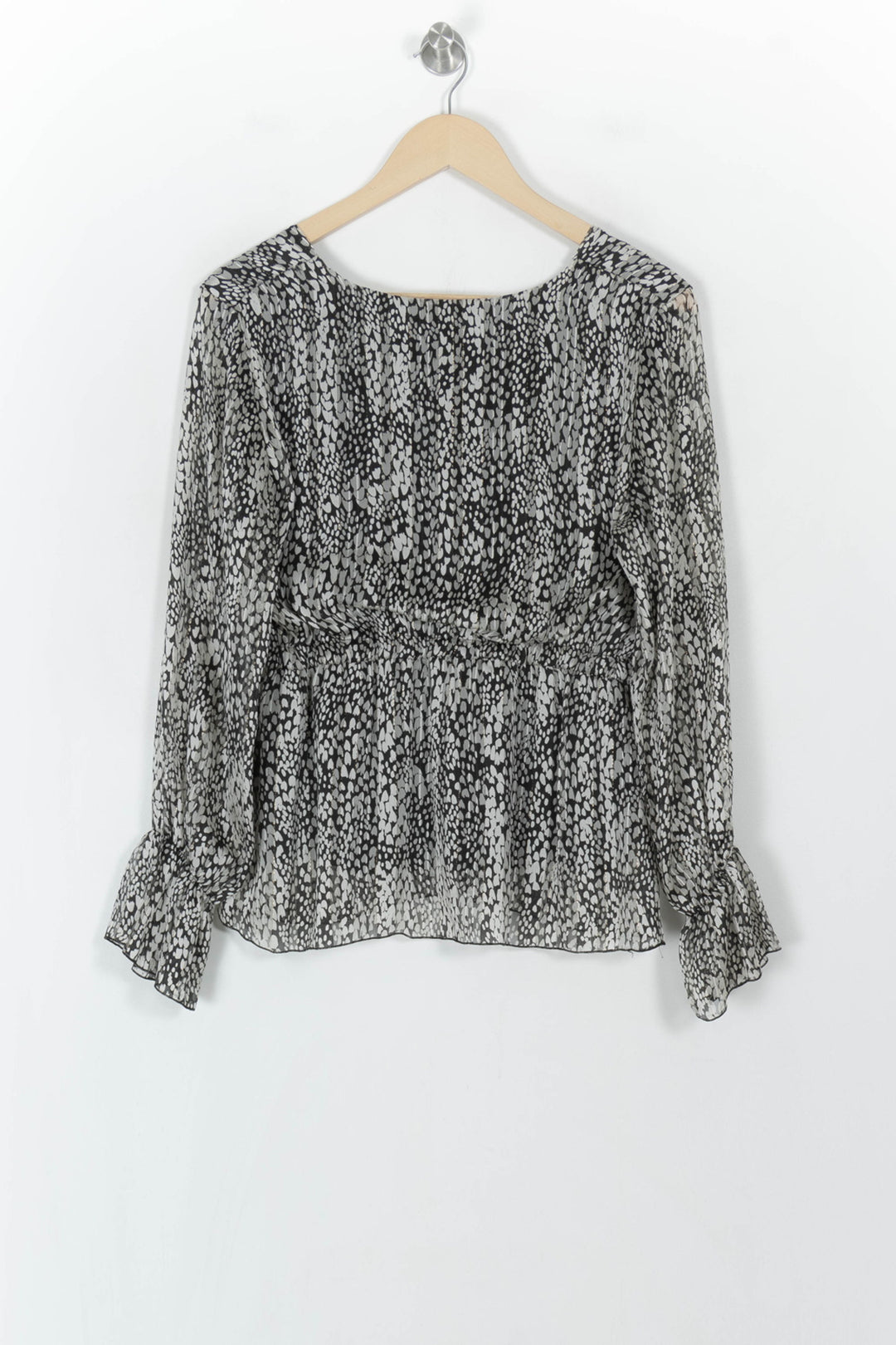 Blouse Noire et Blanche - Taille M/38 de la marque La Fée Maraboutée | PARAD120751 - Vendu par Paradigme - Image 5