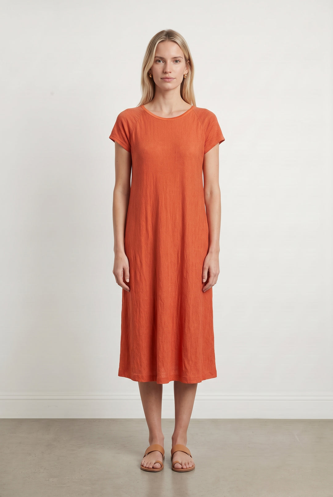 Robe Courte Orange - Taille M/38 de la marque Vanessa Bruno | PARAD120757 - Vendu par Paradigme - Image 1