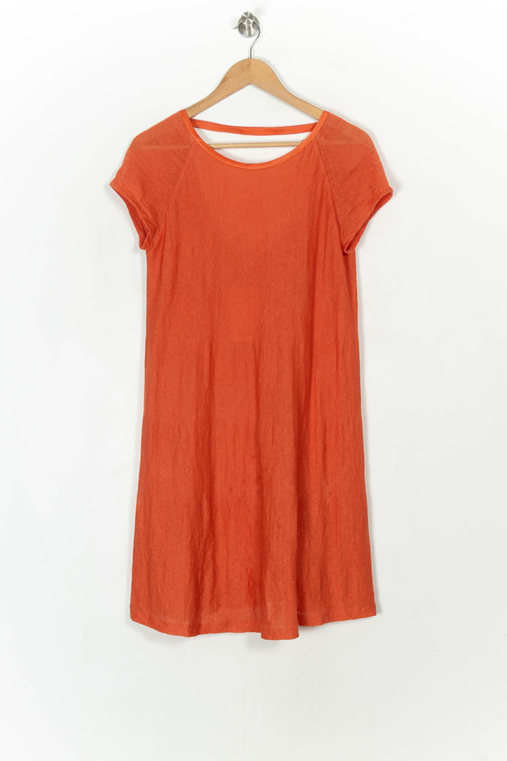 Robe Courte Orange - Taille M/38 de la marque Vanessa Bruno | PARAD120757 - Vendu par Paradigme - Image 2