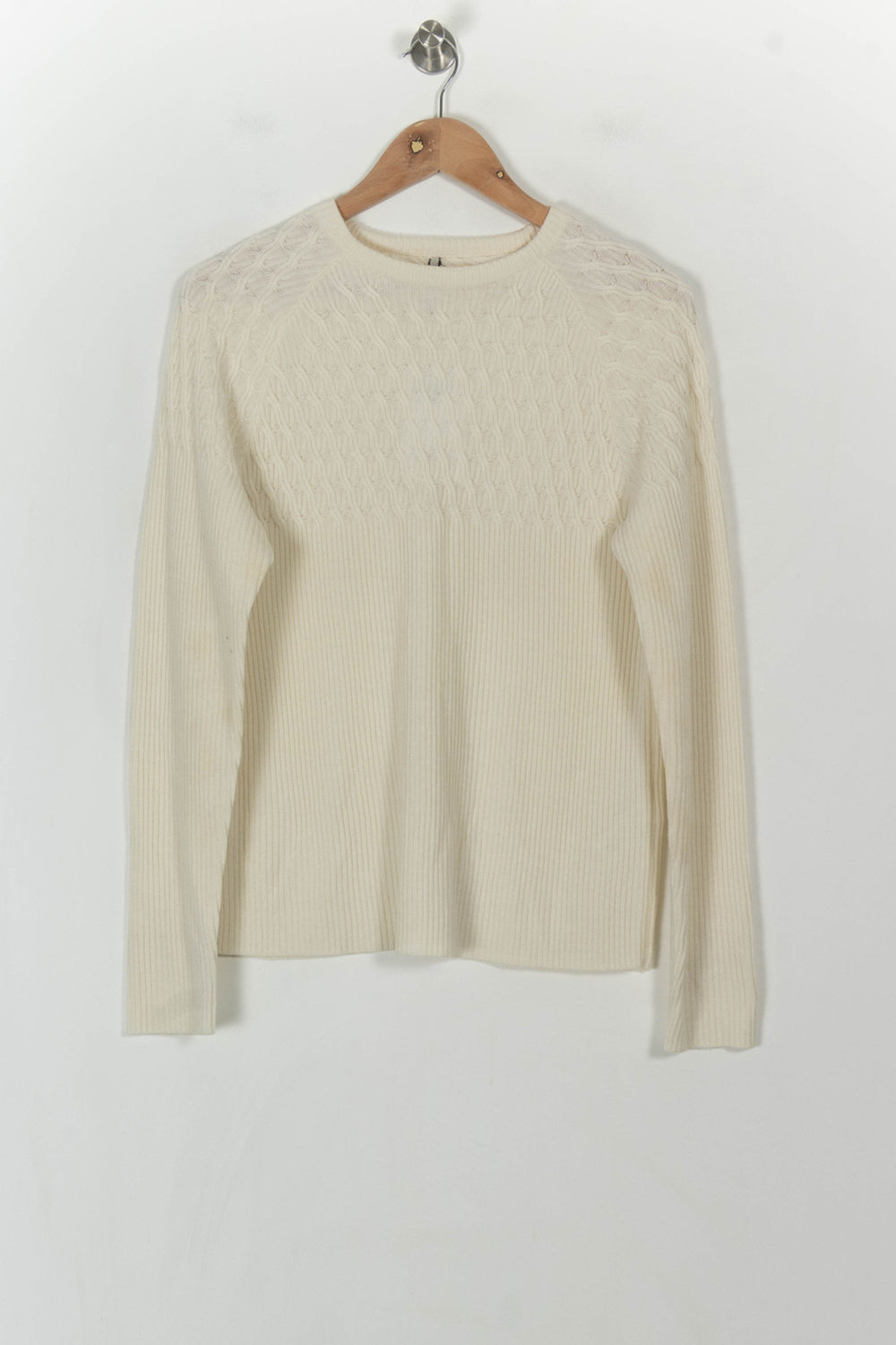 Pull Blanc - Taille XXL/44 de la marque Indies | PARAD120758 - Vendu par Paradigme - Image 2