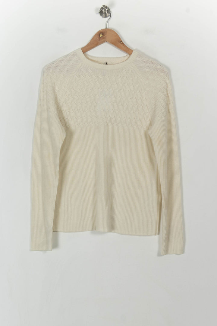 Pull Blanc - Taille XXL/44 de la marque Indies | PARAD120758 - Vendu par Paradigme - Image 2