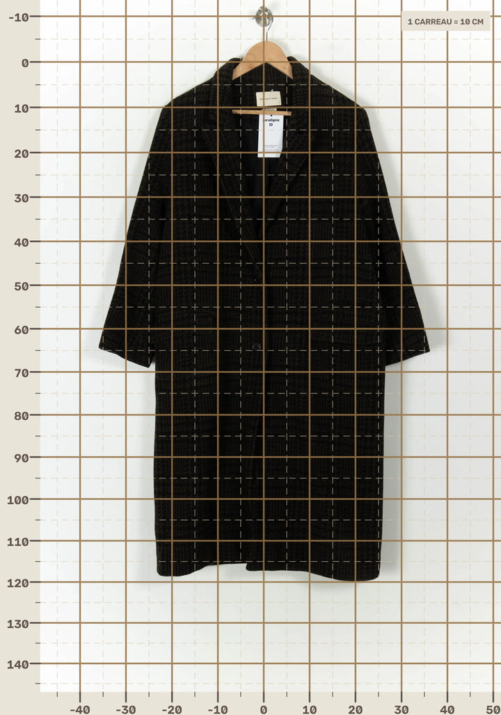 Manteau Marron - Taille XXL/44 de la marque Isabel Marant étoile | PARAD120759 - Vendu par Paradigme - Image 4