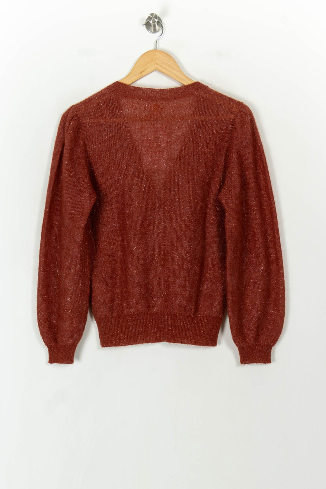 Cardigan Bordeaux - Taille XS/34 de la marque Des petits hauts | PARAD120760 - Vendu par Paradigme - Image 5
