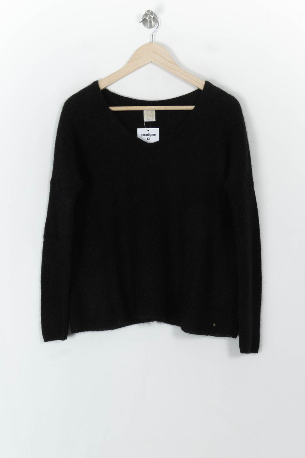 Pull Noir - Taille S/36 de la marque Des petits hauts | PARAD120761 - Vendu par Paradigme - Image 2
