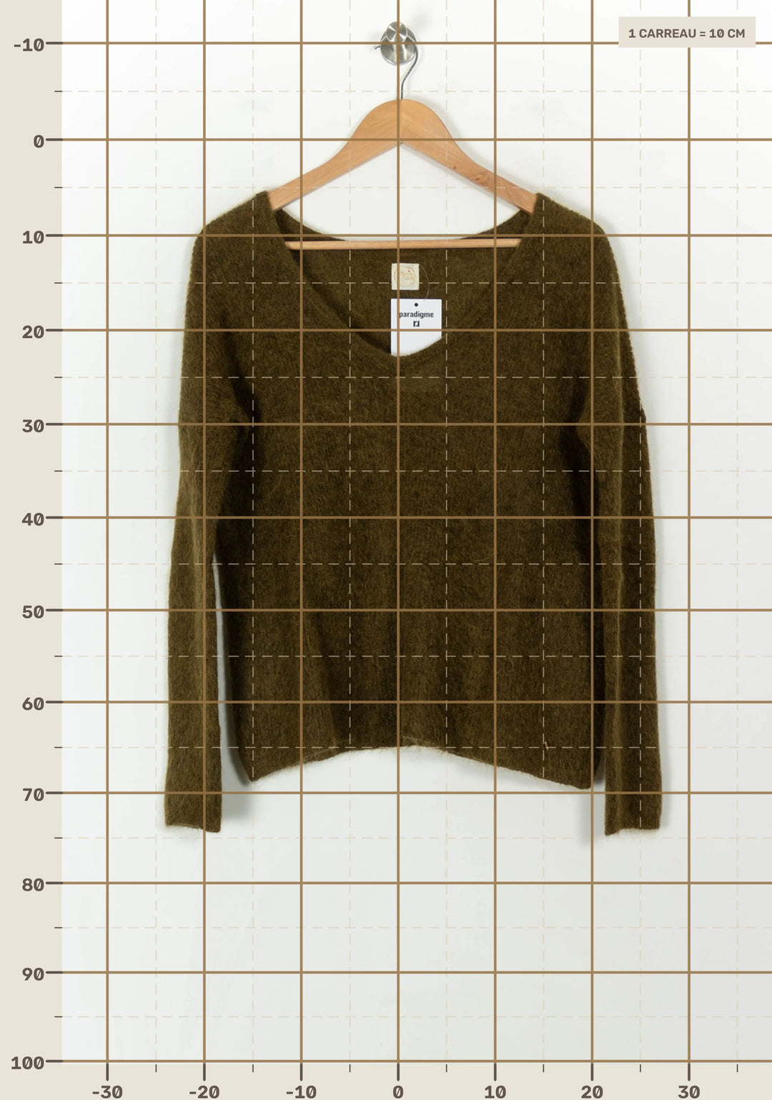 Pull Vert - Taille S/36 de la marque Des petits hauts | PARAD120762 - Vendu par Paradigme - Image 4