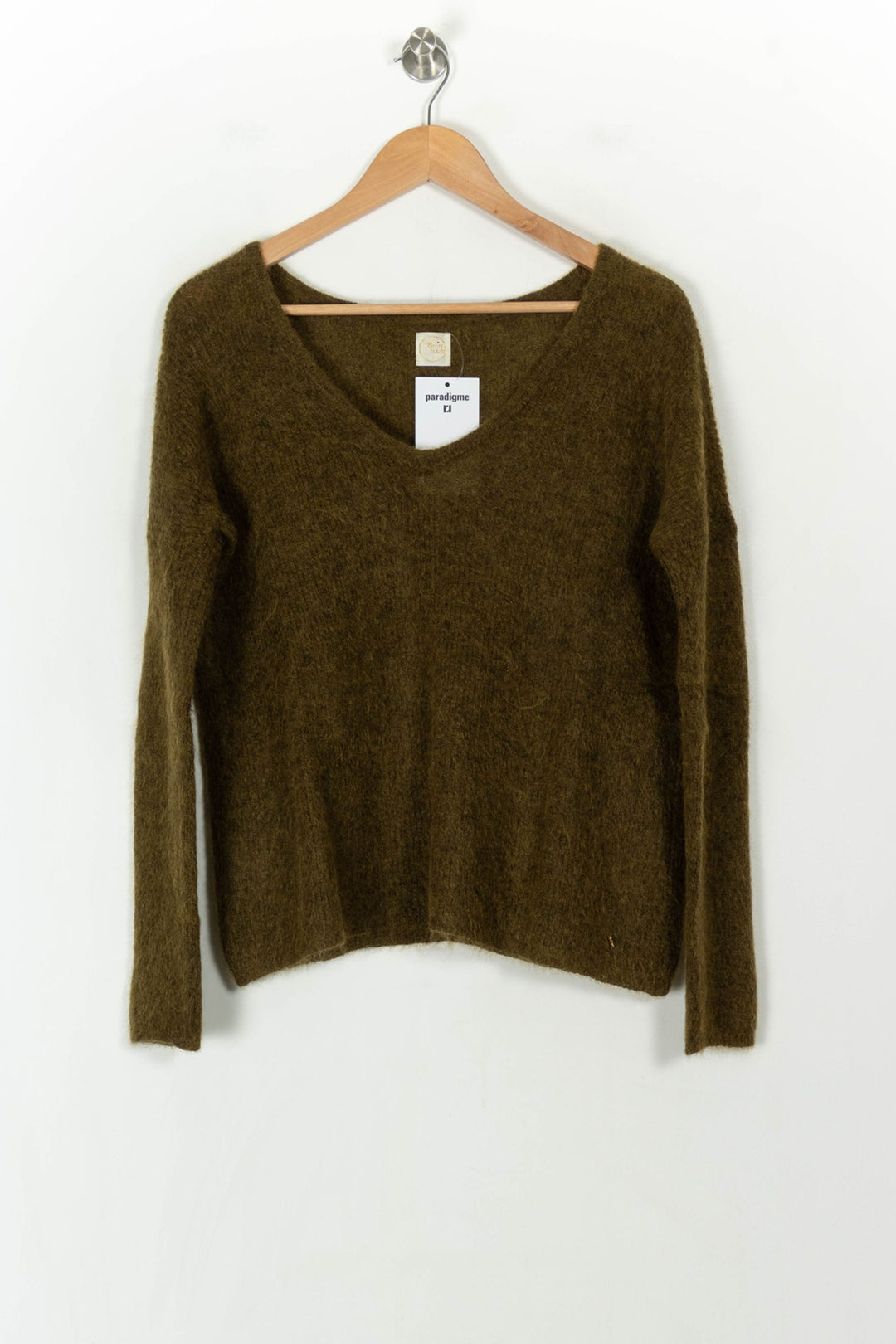Pull Vert - Taille S/36 de la marque Des petits hauts | PARAD120762 - Vendu par Paradigme - Image 2
