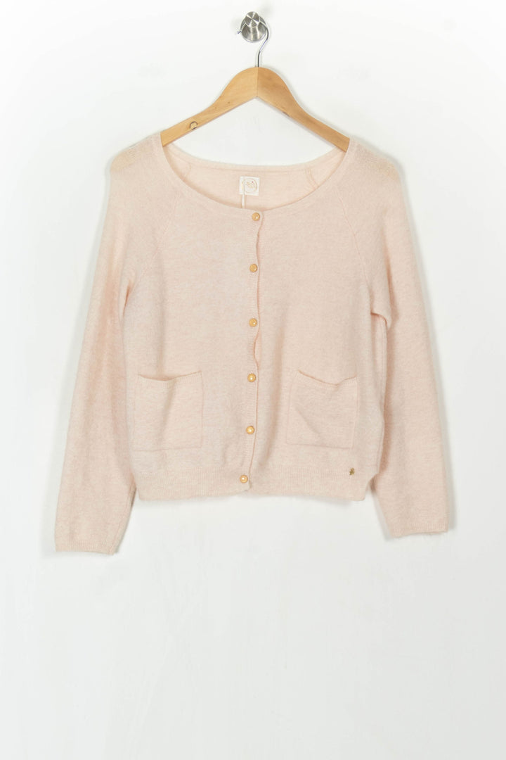 Cardigan Rose - Taille S/36 de la marque Des petits hauts | PARAD120763 - Vendu par Paradigme - Image 2