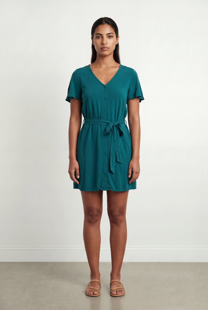 Robe Courte Bleue - Taille L/40 de la marque Comptoir des Cotonniers | PARAD120767 - Vendu par Paradigme - Image 1
