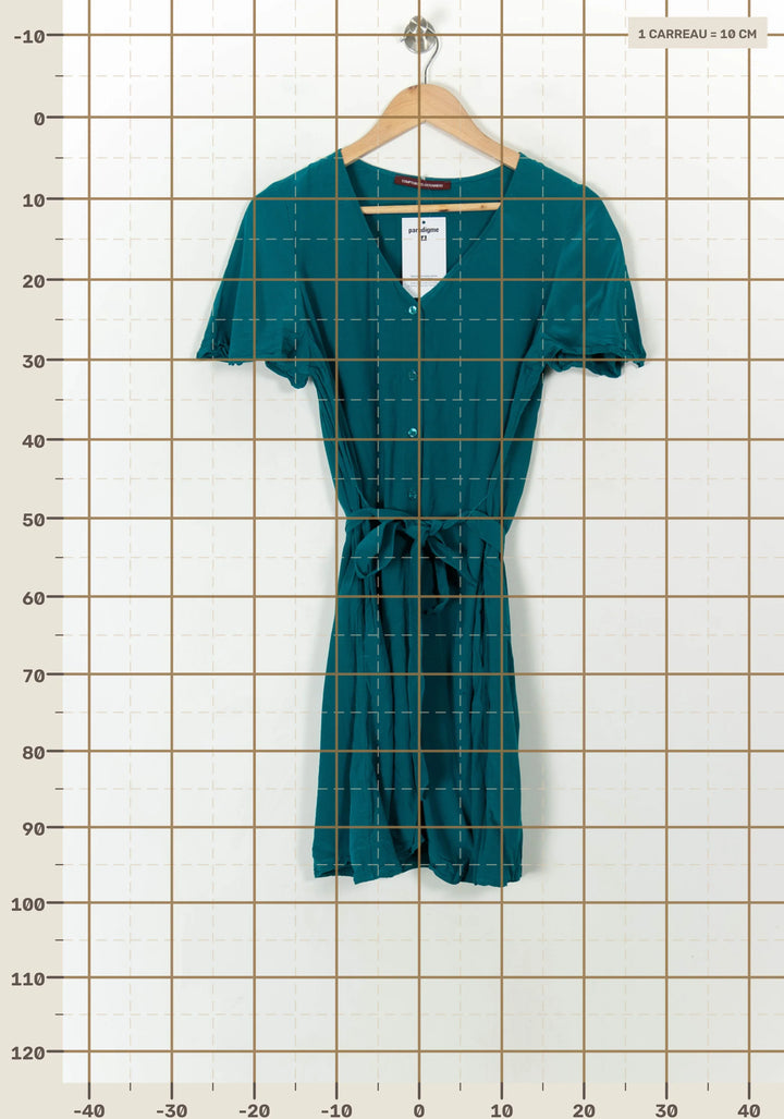 Robe Courte Bleue - Taille L/40 de la marque Comptoir des Cotonniers | PARAD120767 - Vendu par Paradigme - Image 4