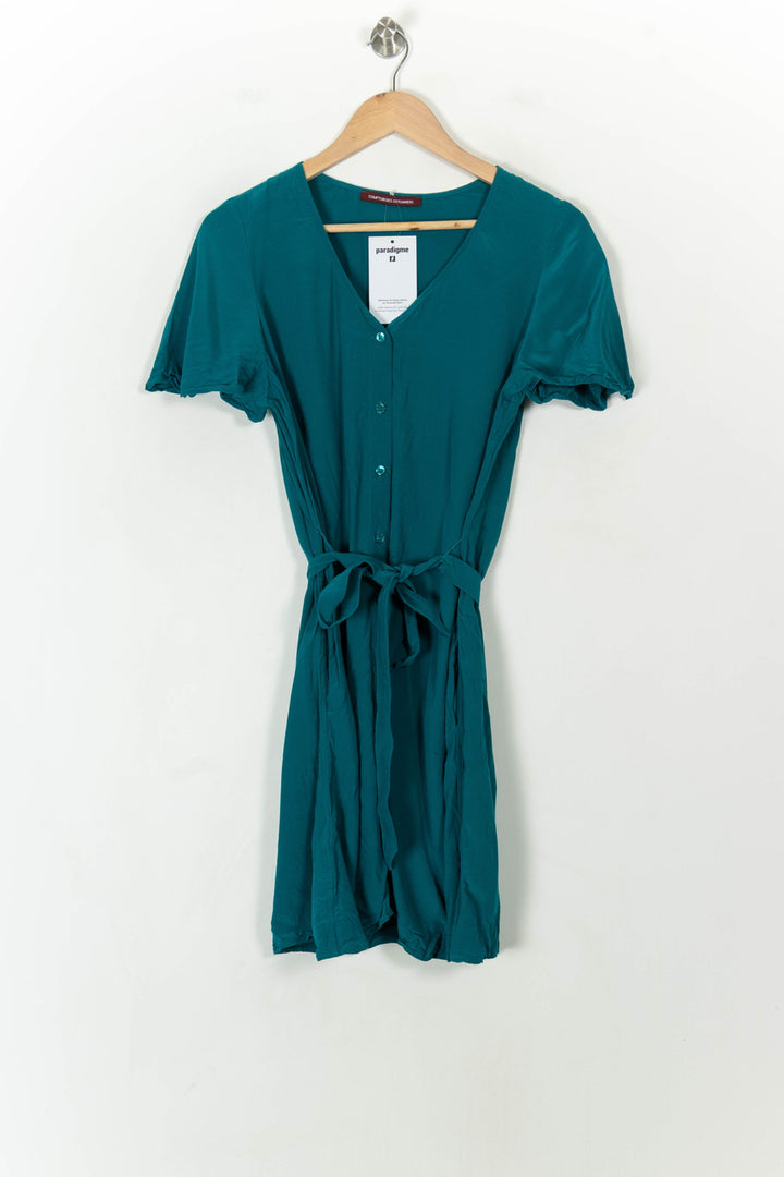 Robe Courte Bleue - Taille L/40 de la marque Comptoir des Cotonniers | PARAD120767 - Vendu par Paradigme - Image 2