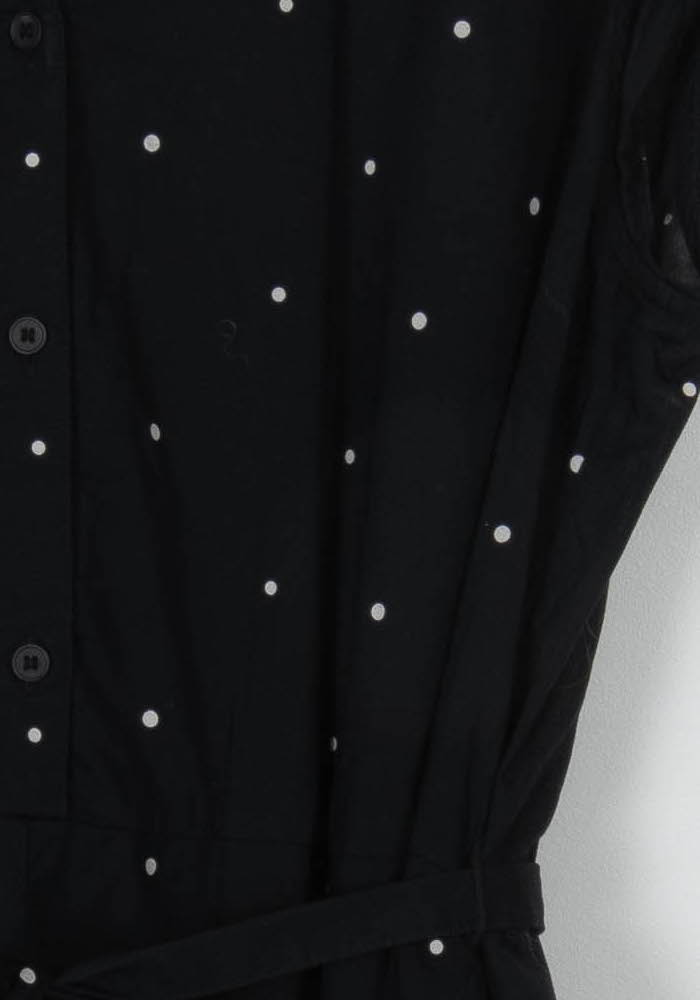 Robe longue noire à pois blancs - Taille L/40 de la marque Comptoir des Cotonniers | PARAD120768 - Vendu par Paradigme - Image 3