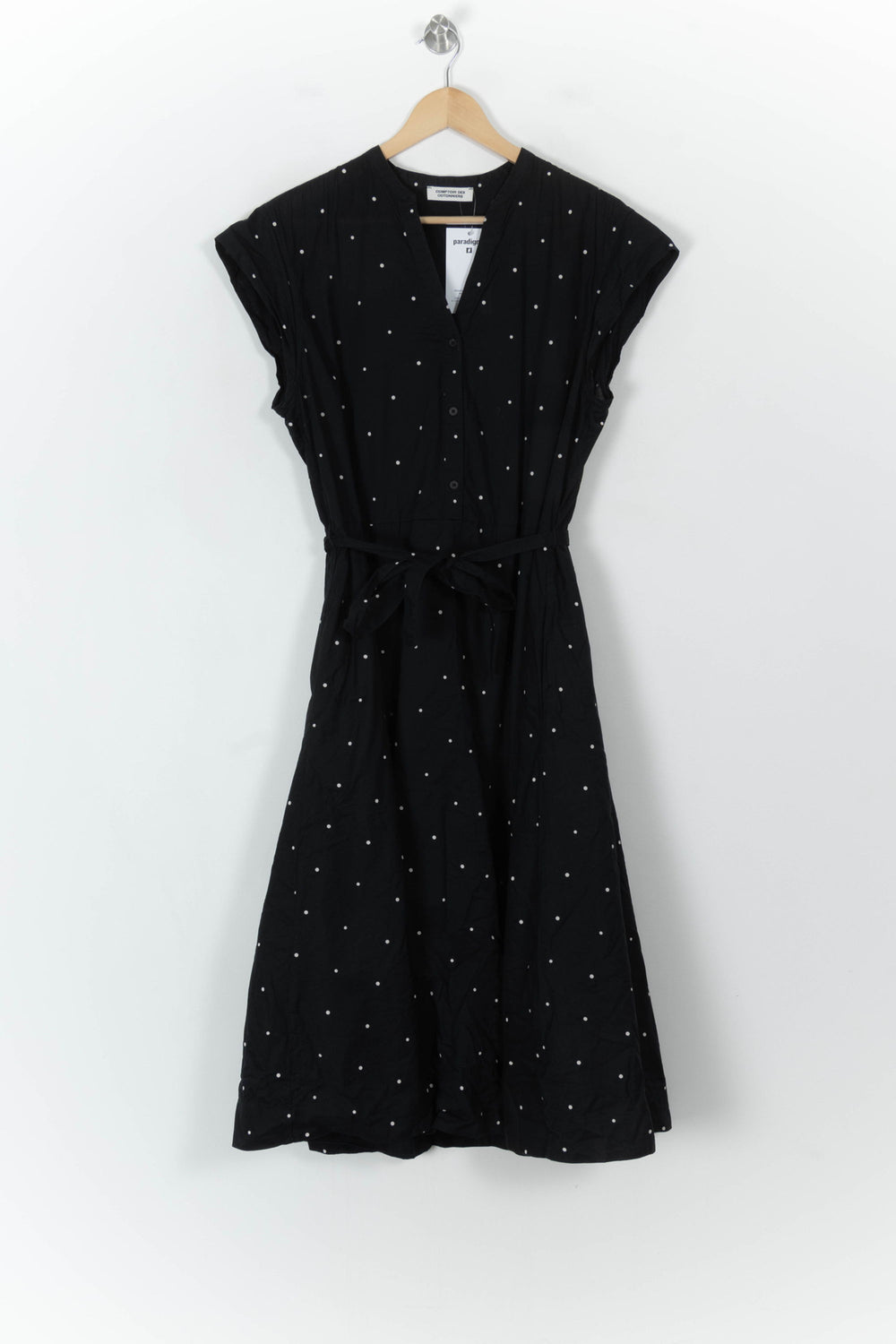 Robe longue noire à pois blancs - Taille L/40 de la marque Comptoir des Cotonniers | PARAD120768 - Vendu par Paradigme - Image 2