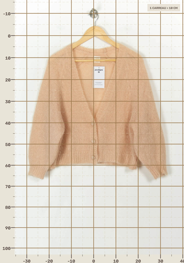 Cardigan Rose - Taille XS/34 de la marque Des petits hauts | PARAD120769 - Vendu par Paradigme - Image 4