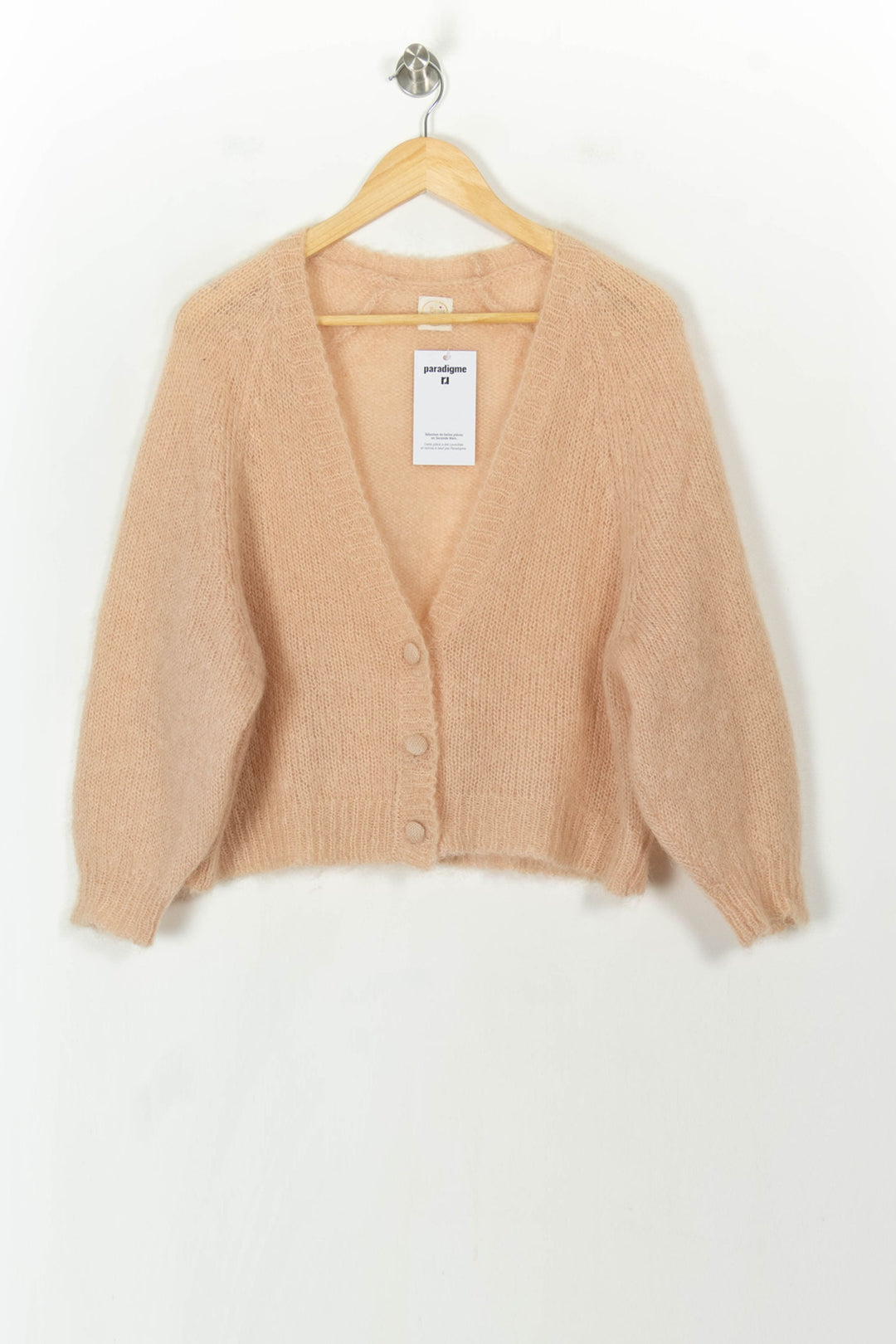 Cardigan Rose - Taille XS/34 de la marque Des petits hauts | PARAD120769 - Vendu par Paradigme - Image 2