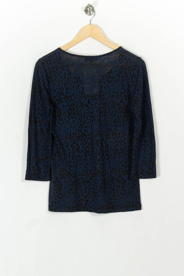 Tee-shirt Bleu et Noir - Taille L/40 de la marque Caroll | PARAD120776 - Vendu par Paradigme - Image 5