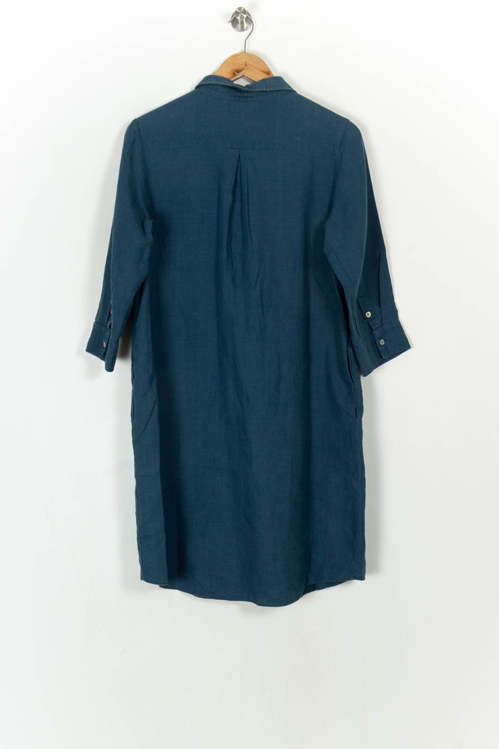 Robe chemise bleue - Taille M/38 de la marque Maison 123 | PARAD120779 - Vendu par Paradigme - Image 5