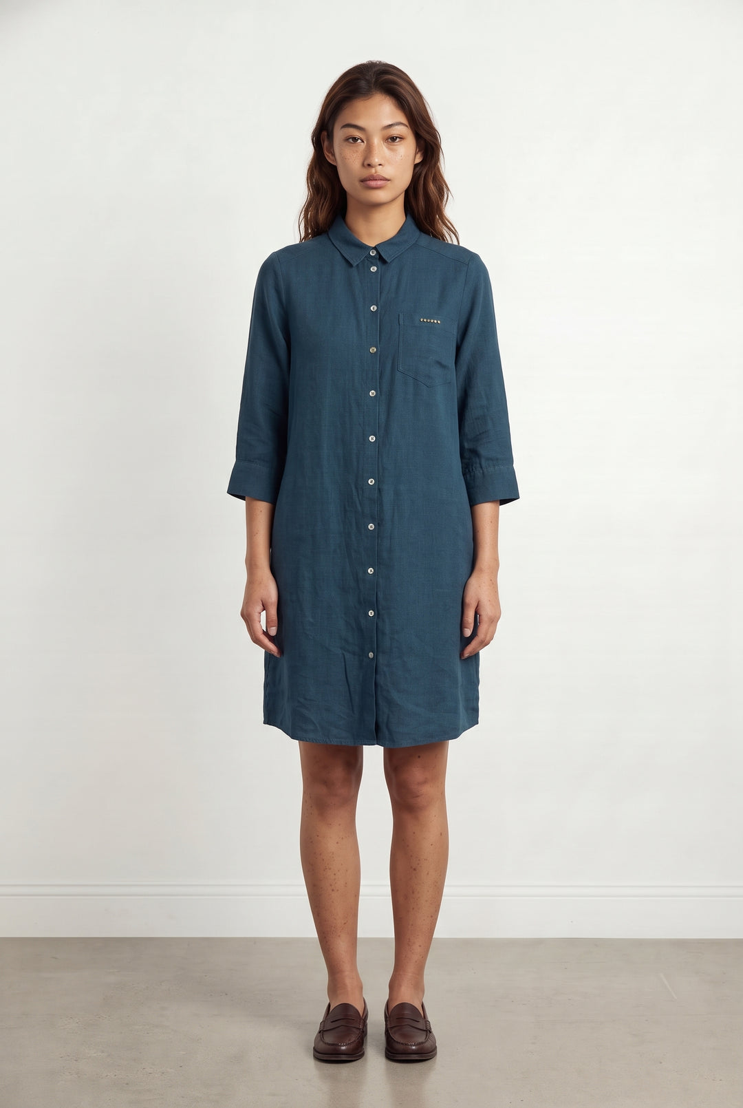 Robe chemise bleue - Taille M/38 de la marque Maison 123 | PARAD120779 - Vendu par Paradigme - Image 1