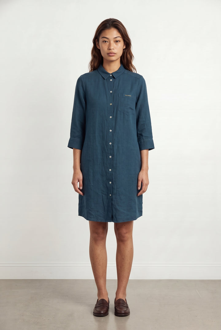 Robe chemise bleue - Taille M/38 de la marque Maison 123 | PARAD120779 - Vendu par Paradigme - Image 1