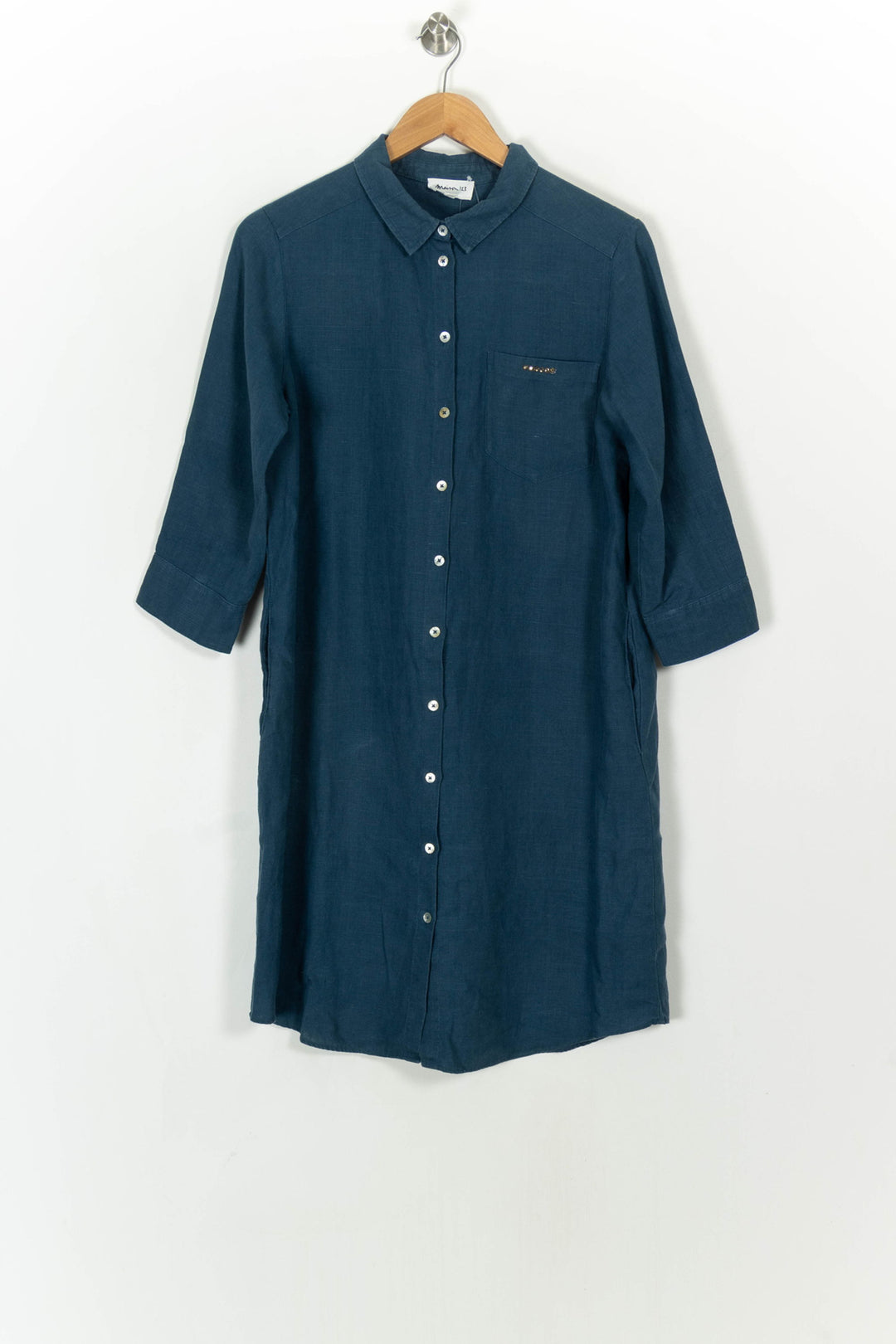 Robe chemise bleue - Taille M/38 de la marque Maison 123 | PARAD120779 - Vendu par Paradigme - Image 2
