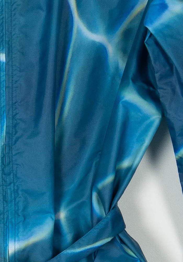 Trench Bleu et Blanc - Taille M/38 de la marque Agnès b. | PARAD120781 - Vendu par Paradigme - Image 3