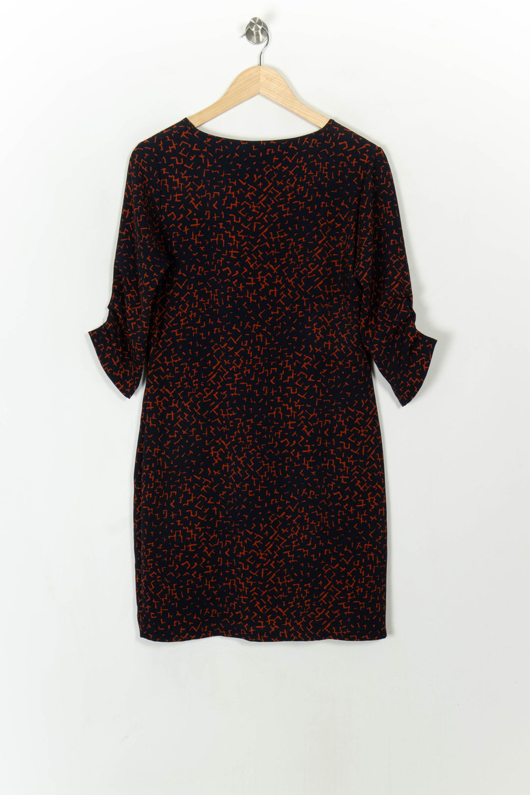Robe Noire et Orange - Taille S/36 de la marque La Fée Maraboutée | PARAD120786 - Vendu par Paradigme - Image 5