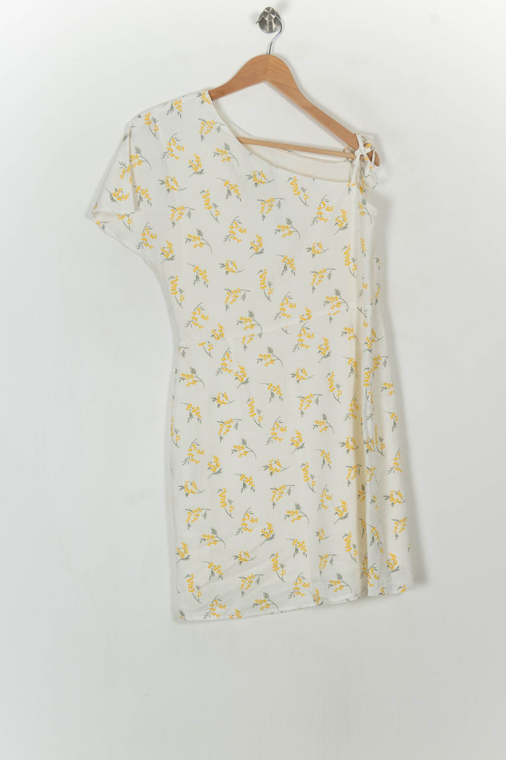 Robe Courte Blanche et Jaune - Taille XL/42 de la marque Claudie Pierlot | PARAD120793 - Vendu par Paradigme - Image 5