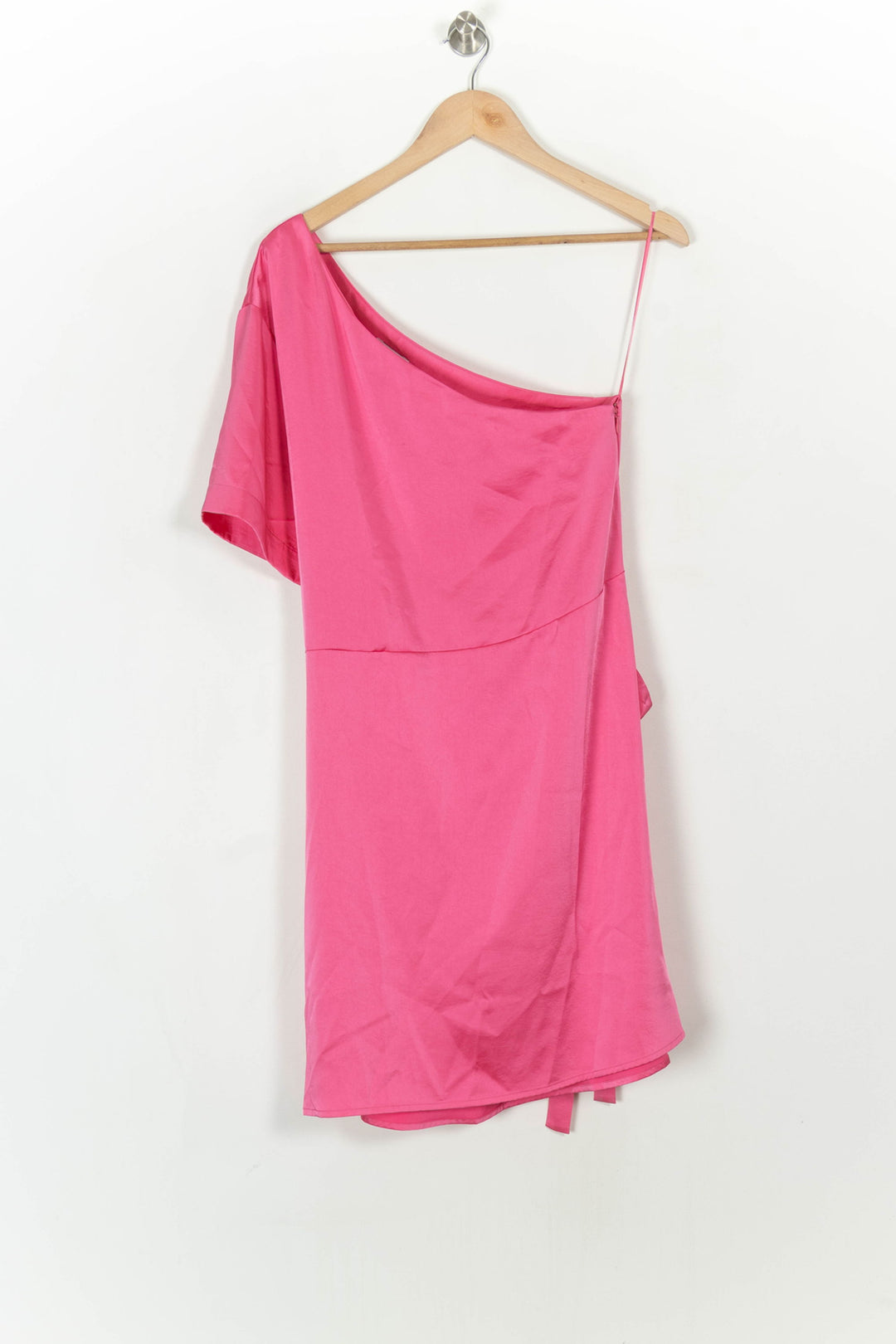 Robe Asymétrique Rose - Taille XL/42 de la marque Claudie Pierlot | PARAD120799 - Vendu par Paradigme - Image 2
