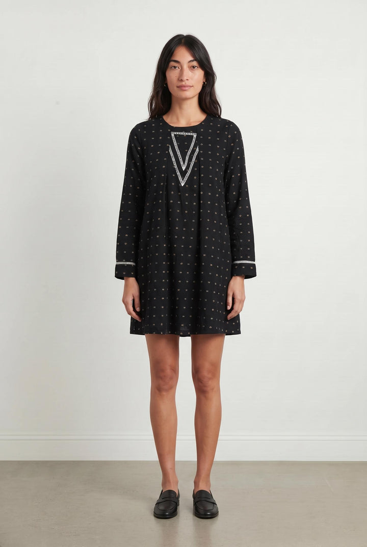 Robe Droite Noire et Blanche - Taille S/36 de la marque Karl Marc John | PARAD120800 - Vendu par Paradigme - Image 1
