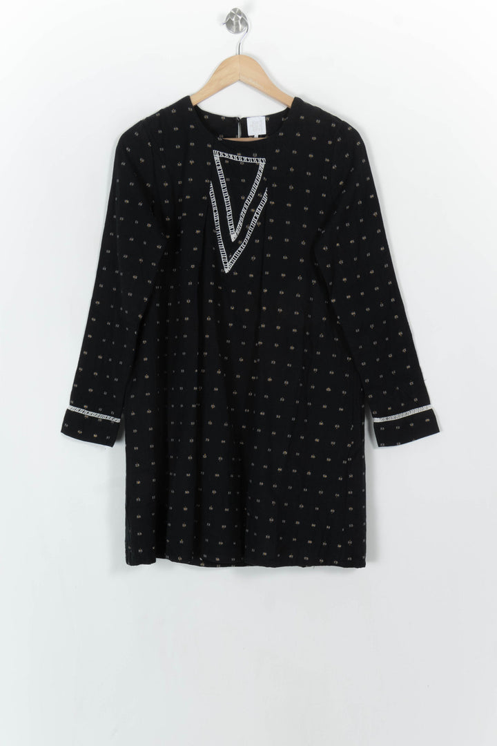 Robe Droite Noire et Blanche - Taille S/36 de la marque Karl Marc John | PARAD120800 - Vendu par Paradigme - Image 2