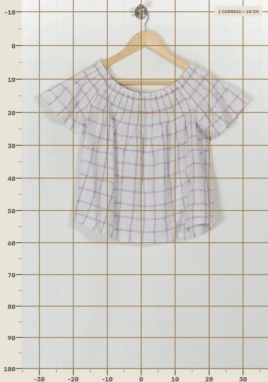 Blouse Blanc et Violet - Taille XS/34 de la marque Karl Marc John | PARAD120801 - Vendu par Paradigme - Image 4