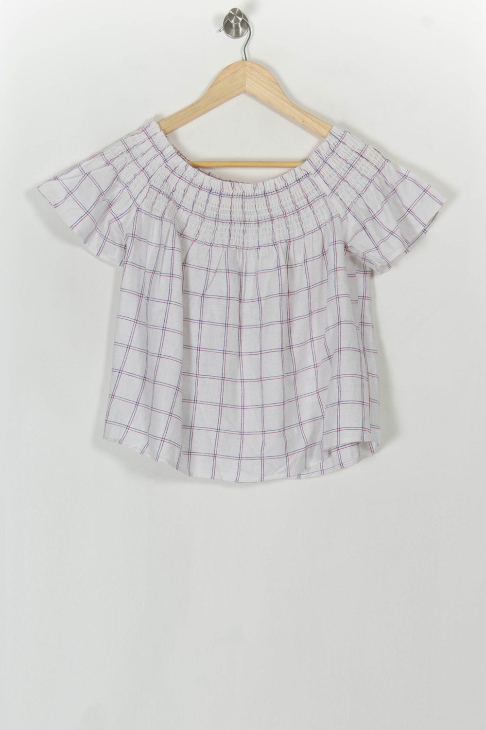 Blouse Blanc et Violet - Taille XS/34 de la marque Karl Marc John | PARAD120801 - Vendu par Paradigme - Image 2