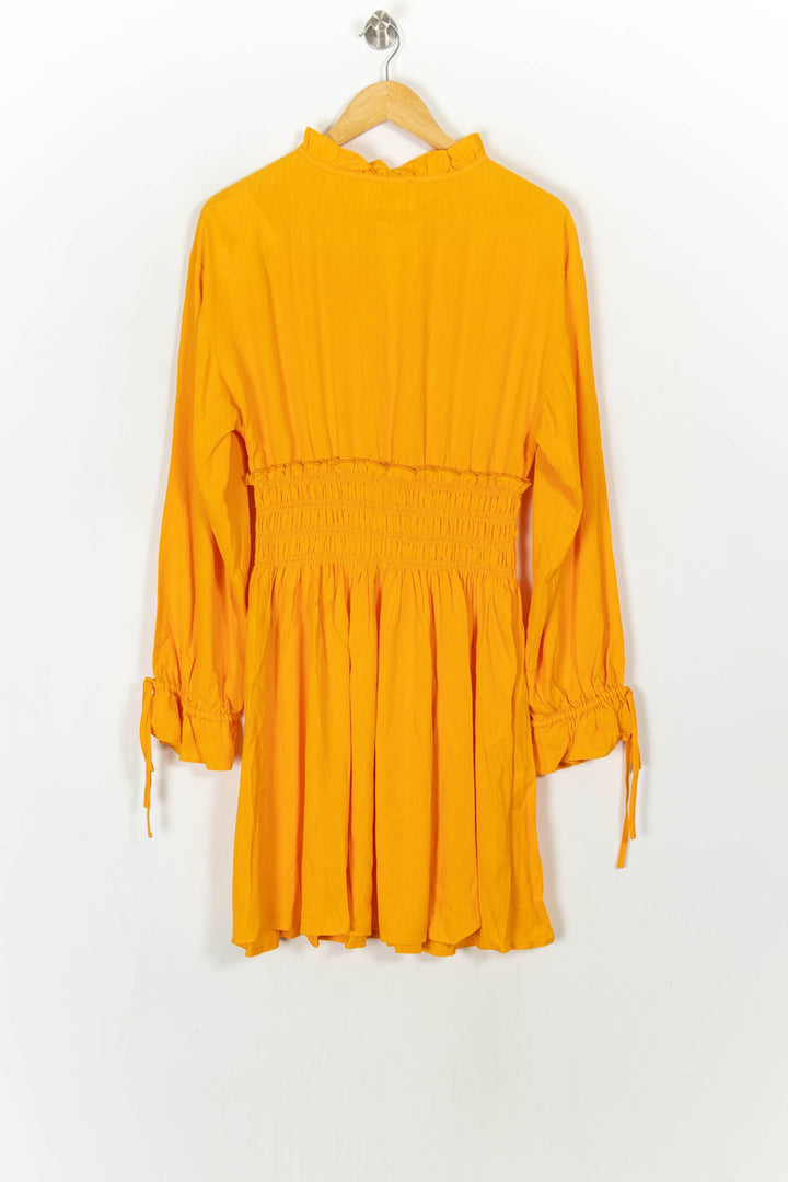 Robe Courte Orange - Taille L/40 de la marque Claudie Pierlot | PARAD120802 - Vendu par Paradigme - Image 5