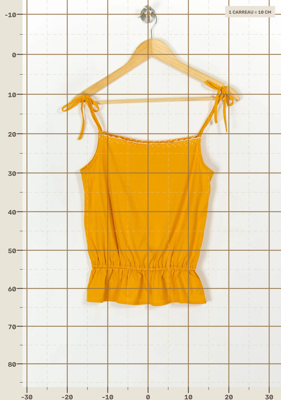 Débardeur Orange - Taille XS/34 de la marque Karl Marc John | PARAD120803 - Vendu par Paradigme - Image 4