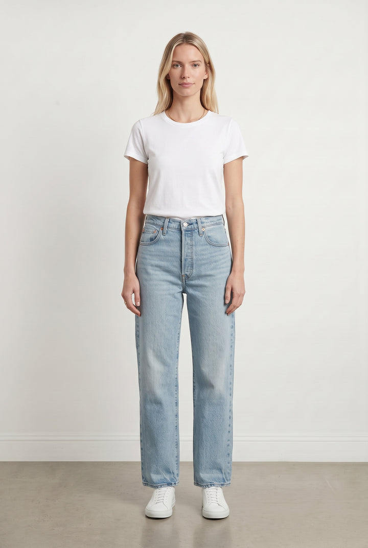 Jean Droit Bleu - Taille S/36 de la marque Levi&