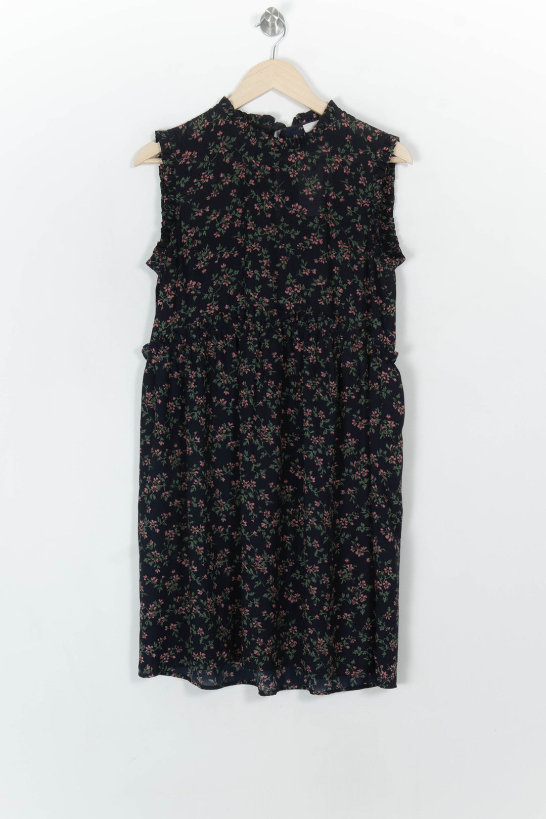 Robe Fleurie Noire et Verte - Taille M/38 de la marque Grace &amp; Mila | PARAD120809 - Vendu par Paradigme - Image 2