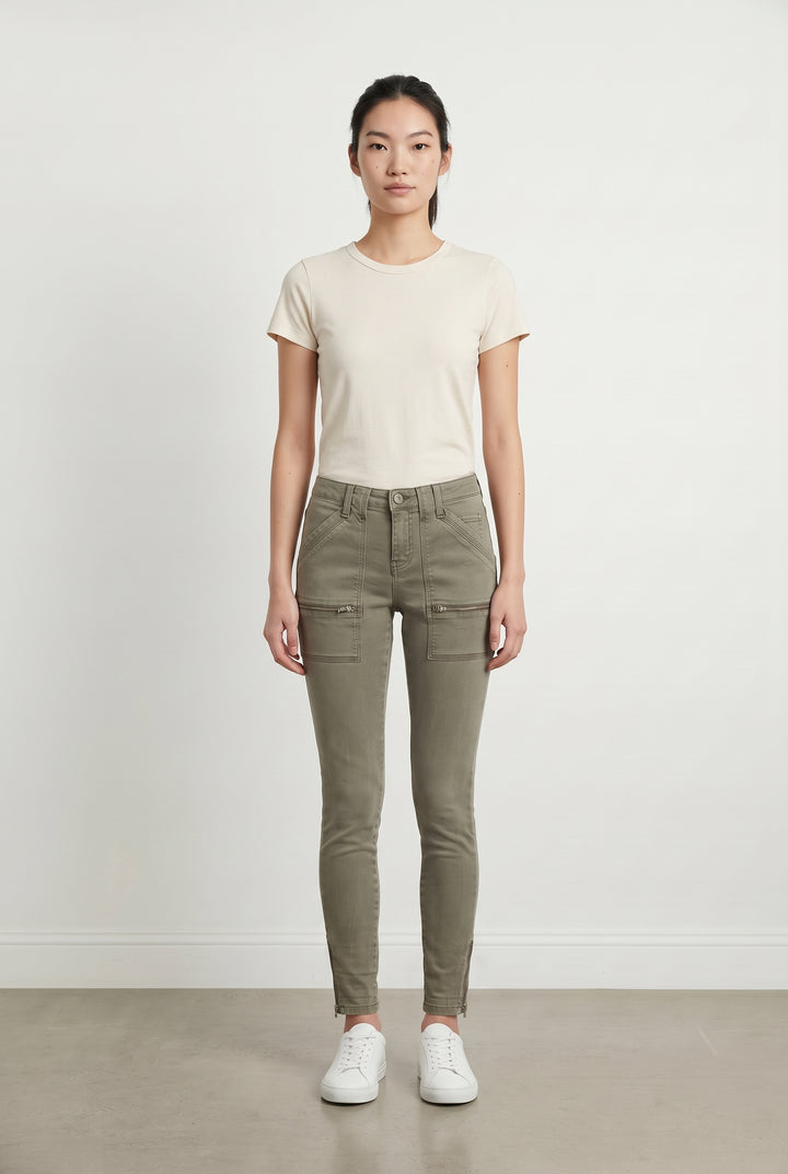 Pantalon Cargo Vert - Taille XS/34 de la marque IKKS | PARAD120811 - Vendu par Paradigme - Image 1