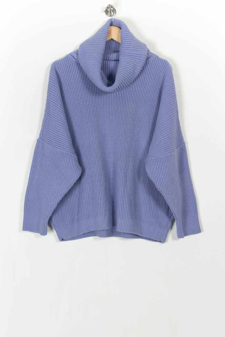 Pull Col Roulé Violet - Taille L/40 de la marque Modetrotter | PARAD120814 - Vendu par Paradigme - Image 2