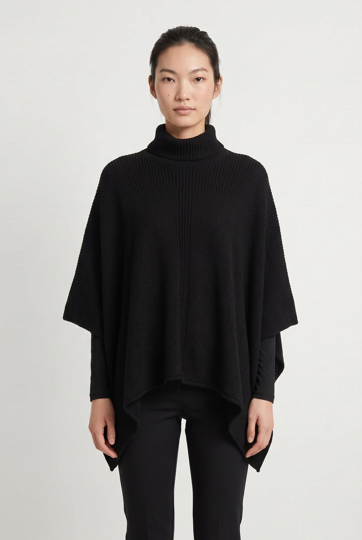 Poncho Noir - Taille T.U. de la marque Sud express | PARAD120817 - Vendu par Paradigme - Image 1